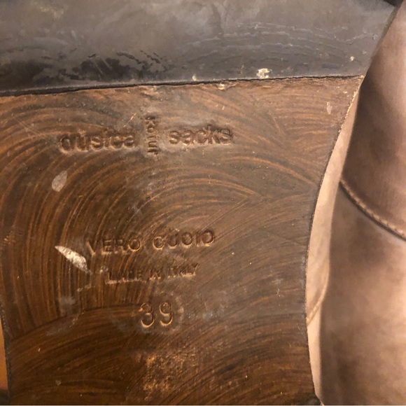 Dusica Dusica Sacks Womens Ankle Boots Brown 39 Italy Zipper Colorblock 8.5 - Picture 9 of 12